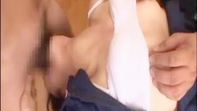 Mouthful of Cum & Double Dildo Sucking in Japan Porn