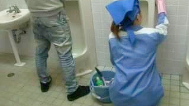 Strange Encounter in Public Restroom Leads to Hot BJ
