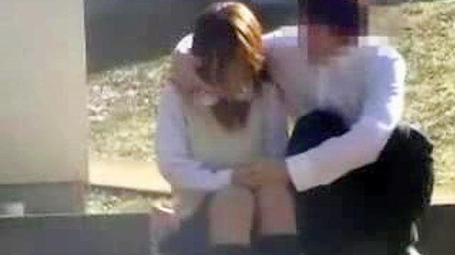 Sexy Schoolgirl Secret Encounter with Mature Man in Japan