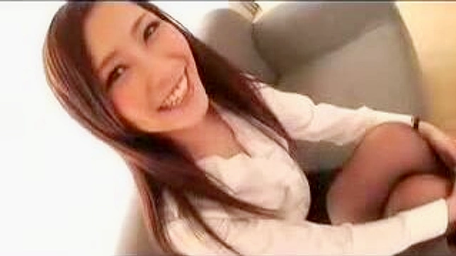 Sexy Japanese Business Lady Long Legs Drive Men Wild