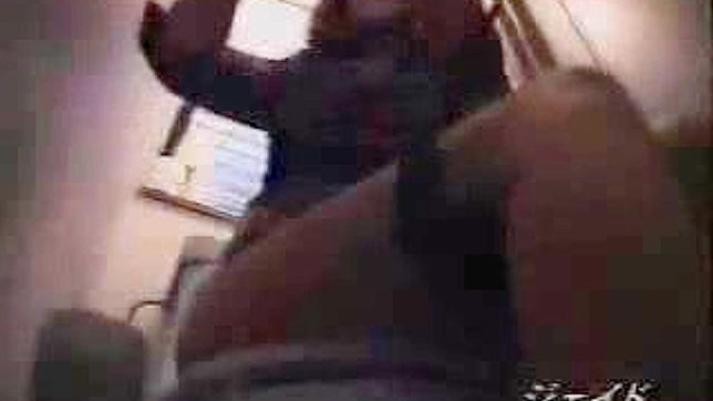 Sexy Japanese girl masturbating in public toilet caught on camera