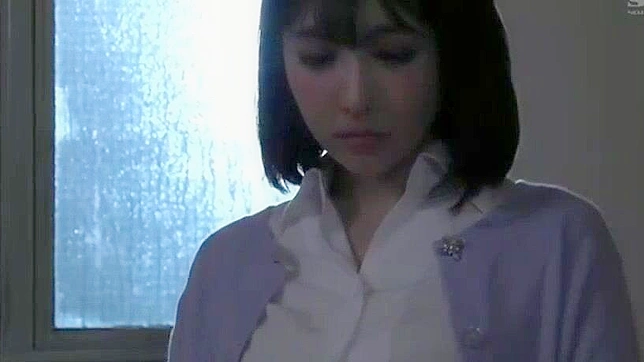 Japanese Teacher's Creamy Sex with Big Titted JAV Idols during Storm