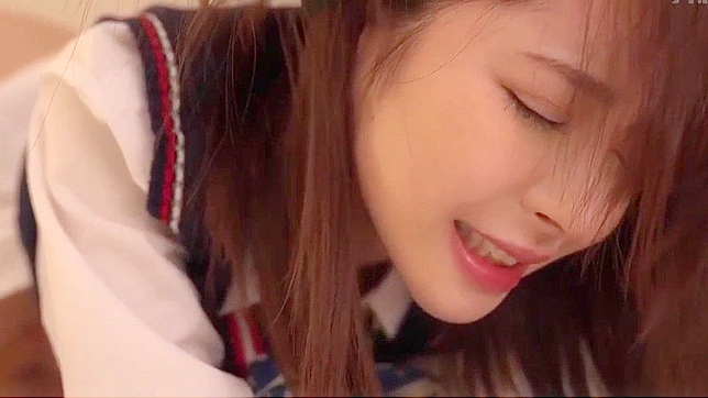 Japanese Porn Video - Kana Momonogi Hairy Brunette Teen Threesome with Stockings