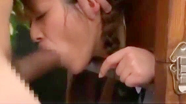 Japanese Teacher's Office Fetish - Deep Throat, Fingered & Mouth Fucked by Schoolboys