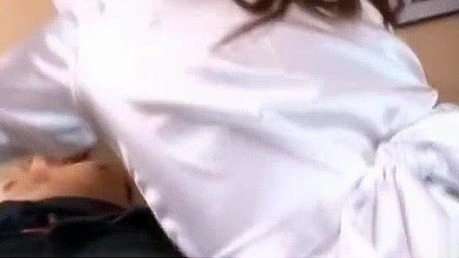Japanese MILF Aiko Hirose Gives Blowjob in Stockings with Creamy Finish