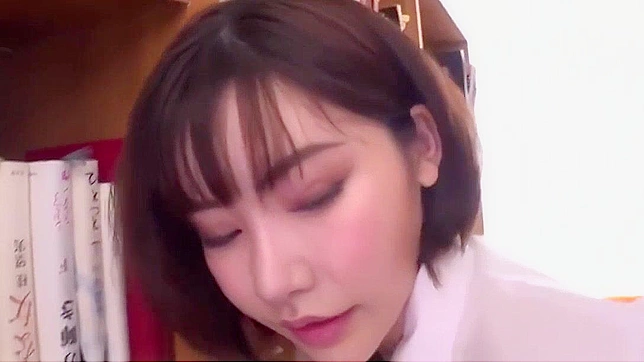 Japanese Porn Star Gets Caught in the Act! HD POV Uncensored  Facial with Big Tits and Stockings