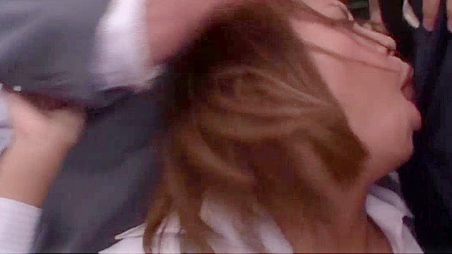Japanese Milf's Wild Group Sex with Hairy Brunette in the Office!