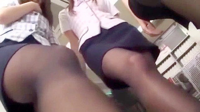 Japanese Office Lady Foot Fetish Gangbang Porn Video