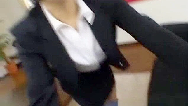Japanese MILF Ruri Anno's Secret Blowjob Skills on Break!