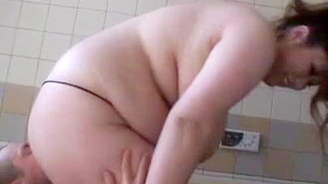 Salacious! Young beauty experiencing exciting Asian damsel's smothering pleasure