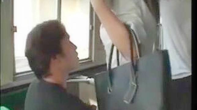 Panty-dropping Schoolgirl on the Train Gets Defiled in Public