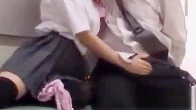 Japanese Schoolgirl Gets Fucked on Bench by Teacher