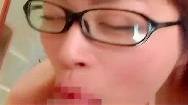 Japanese Pornstar Akari Hoshino Amateur Moment as an Asian Teacher in Glasses Faced!