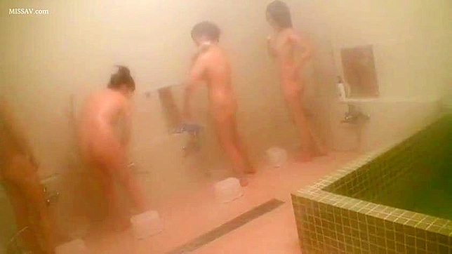Voyeur's Vice ~ Caught in the Act with Young, Nude Japanese Schoolgirls in Public Shower