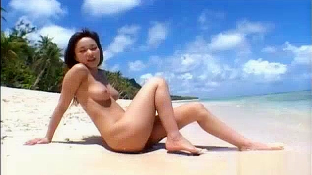 Jav Idol Yua Aida's Naked Trampoline Show with Perky Titties