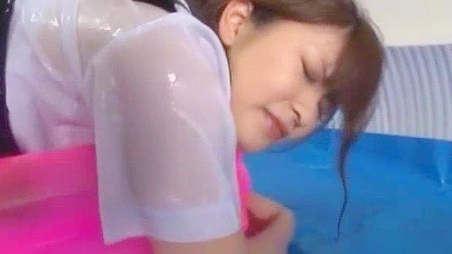 Jav Hottie Rin Momoi, Mio Yamashiro & Mai Takakura's Crazy Beach Onanii Masturbation