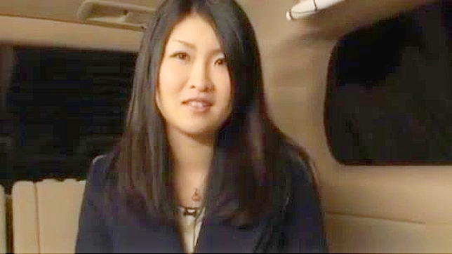 Jav Porn ~ Cute Japanese Model Sucks Hot Cock in POV Backseat Blowjob
