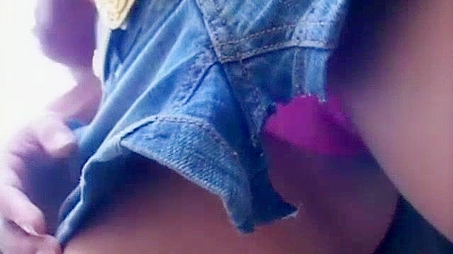 Exotic Japanese Girl in Horny Fingering Session - Outdoor JAV Movie
