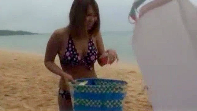 Japanese Pornstars Rui Hazuki, Mai Takakura, Rin Momoi in Best Beach, Outdoor JAV Scene