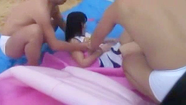 Jav Schoolgirls Rui Hazuki, Mai Takakura, Mio Yamashiro in Wild Masturbation and Gangbang