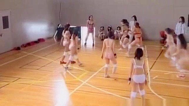 Jav Players Gone Wild in Basketball Orgy - Over 6 Parts