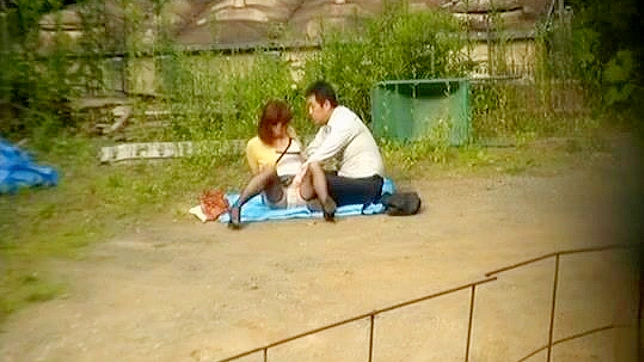 Jav Couple's Outdoor Sexcapade with Intense Penetration and Sweet Release