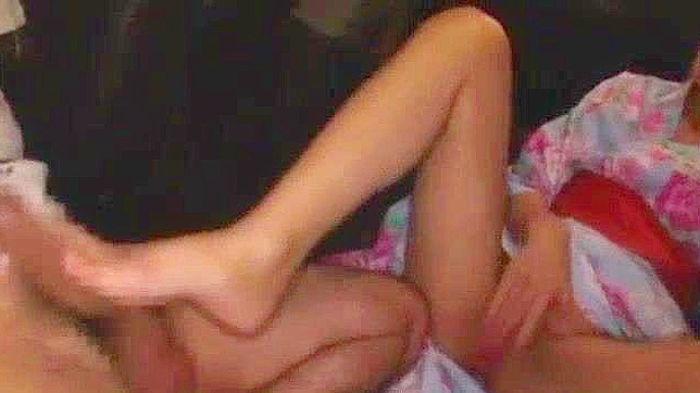 Exotic Japanese Girl Wakana Kinoshita in Horny Footjob, Public JAV Movie