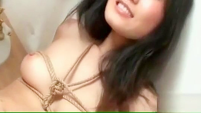 Yui Komine's Petite Body Tied Up, Ready for Intense Rope Bondage and Rough Fuck.