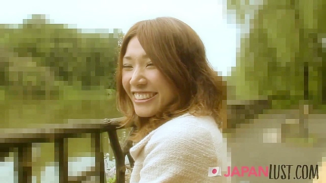 Hairy Japanese MILF's Pussy Seductively Explored in Street Hardcore Fun