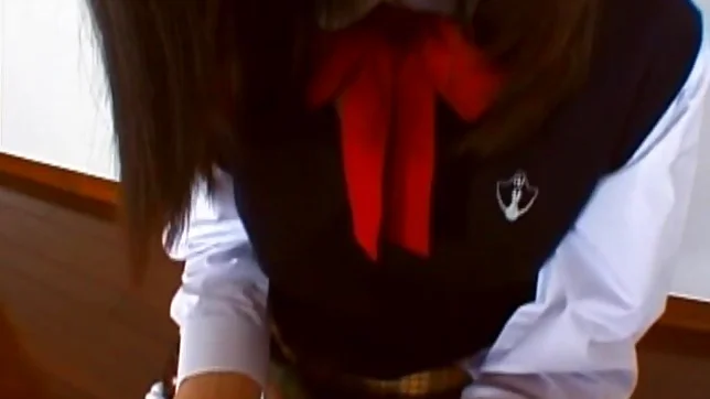 Anna Kuramoto schoolgirl blowjob 3